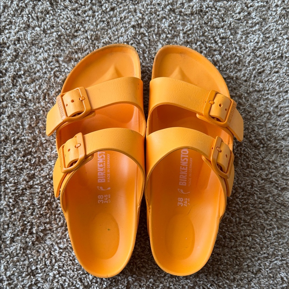 Birkenstock Orange EVA Arizona Sandals